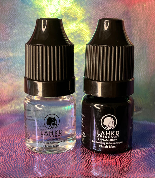 UVLAHKD™ Classic Blend Sample Sized (3ml) Microlocs Adhesive Bonding Agent Duo Set
