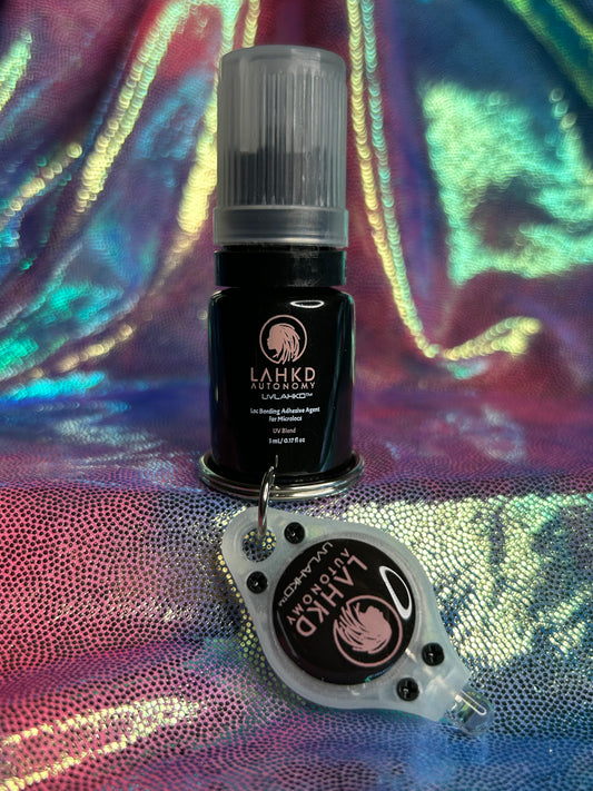 UVLAHKD™ Ultra Violet “UV Blend" (5ml) Loc Bonding Repair Adhesive For Microlocs